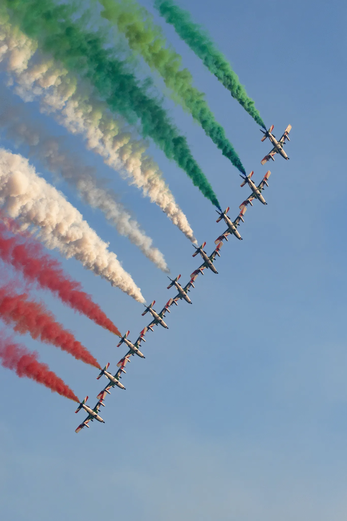Frecce Tricolori show da Peschiera del Garda