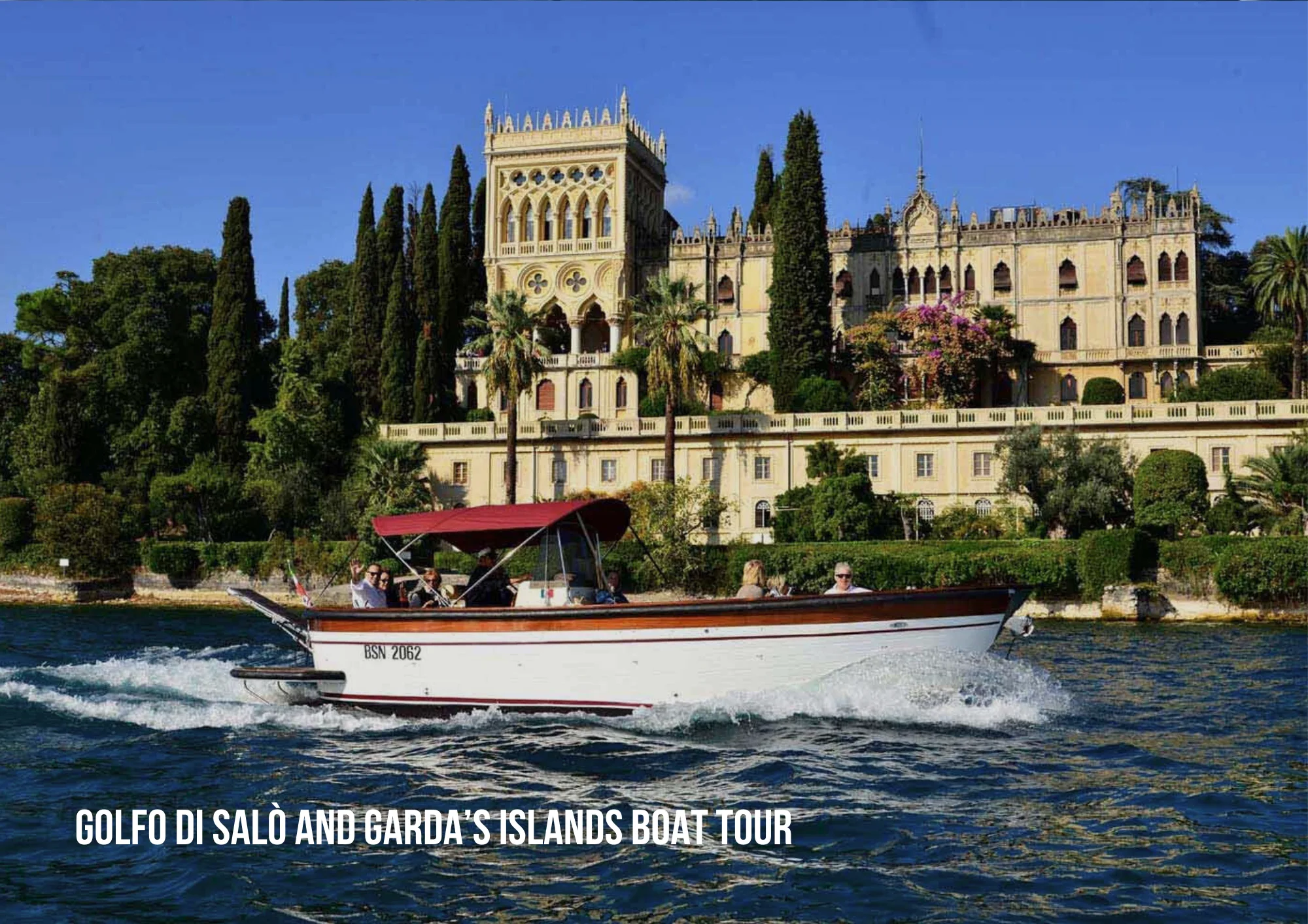 Boat Tour from Salò - GARDA ISLAND (1h)